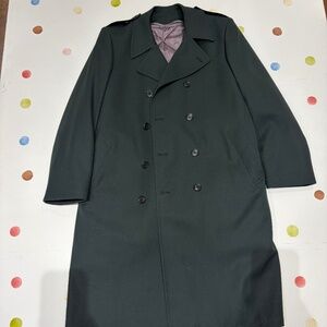 Military gabardine, double breasted overcoat